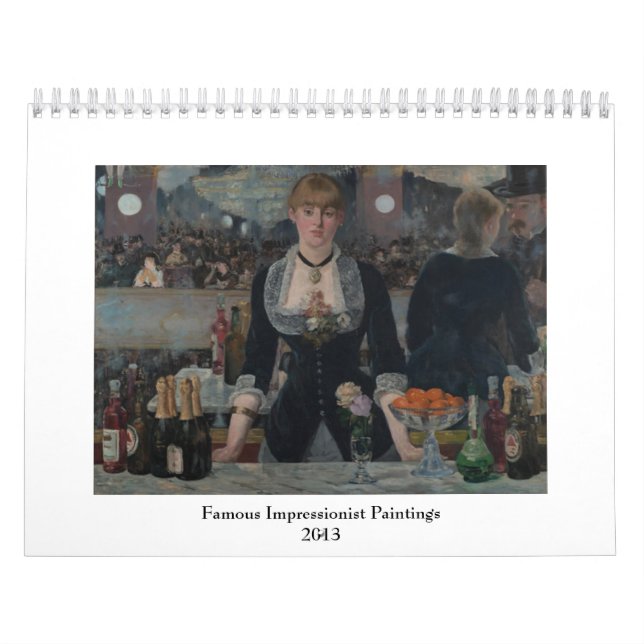 Calendrier Peintures impressionnistes célèbres ~ Changement à (Protection)