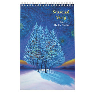 Calendrier Peintures originales de Vista de saison