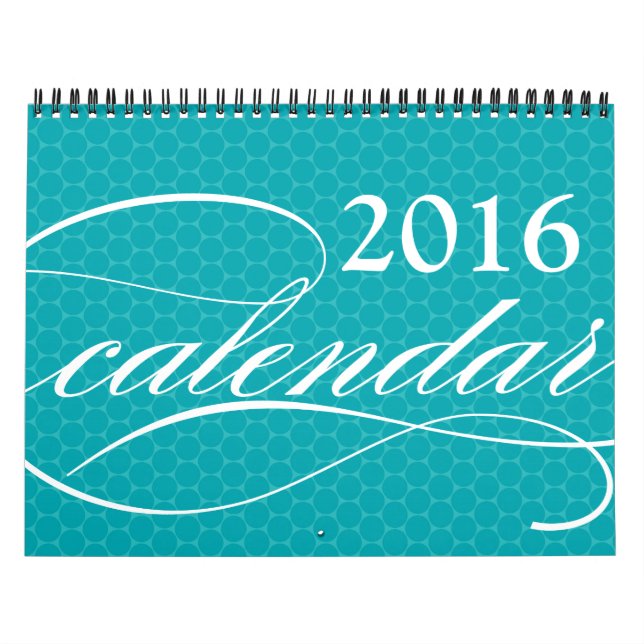 Calendrier personnalisable de la photo 2016 (Protection)