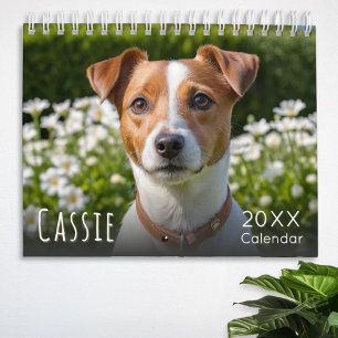 Calendrier personnalisé de photos de chien de comp