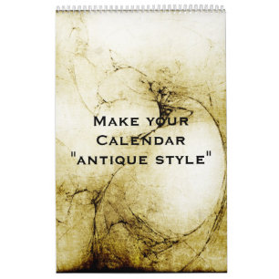Calendrier personnalisé "STYLE ANTIQUE" + vos phot
