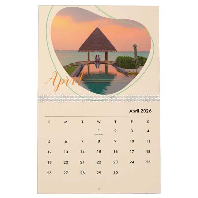 Calendrier Personnaliser photo (Apr 2026)