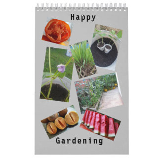 Calendrier Petite page du jardinier, en blanc