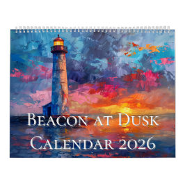 Calendrier Phare au crépuscule 2026