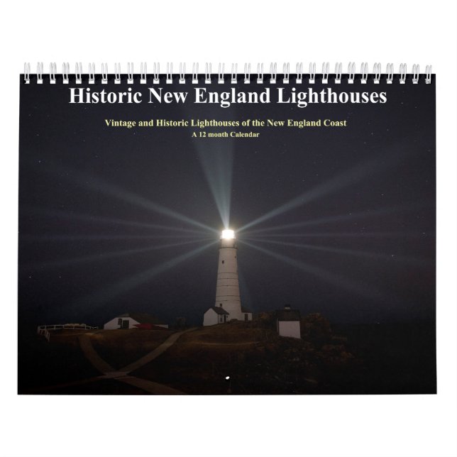 Calendrier Phare historique de la Nouvelle-Angleterre (Protection)