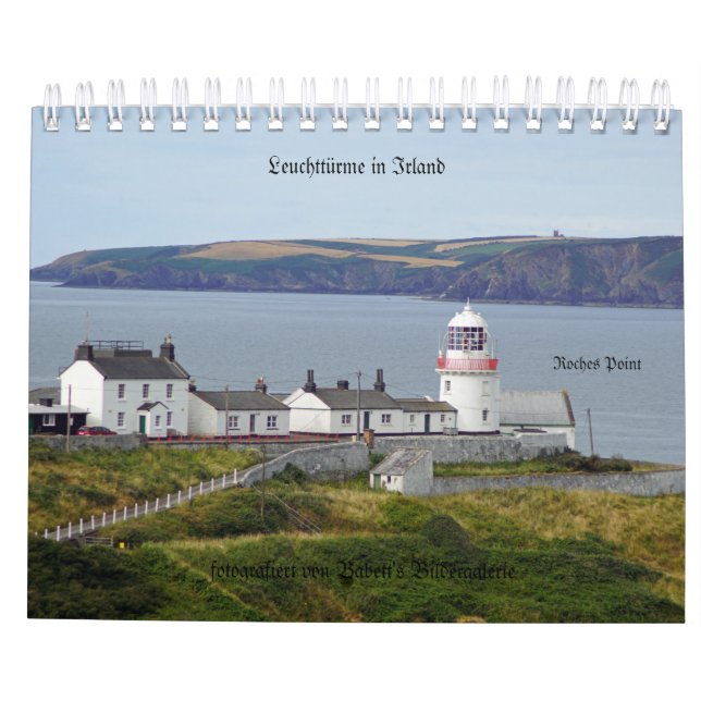 Calendrier Phares en Irlande (Dos)