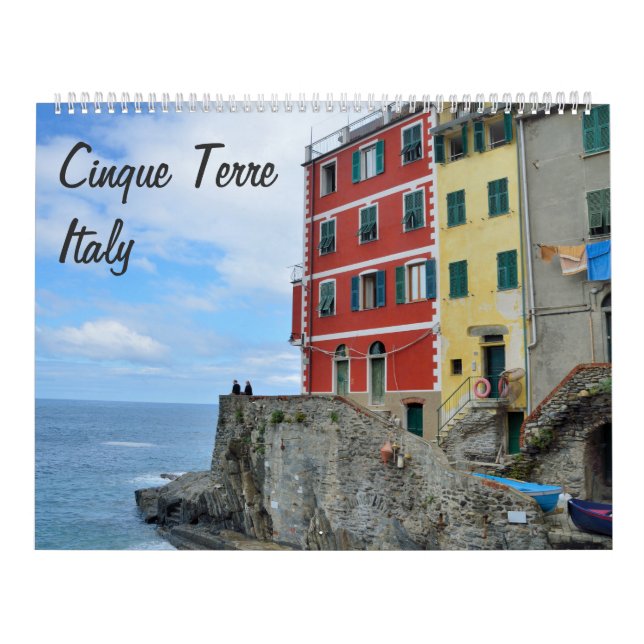 Calendrier photo Cinque Terre, Italie 12 mois (Protection)