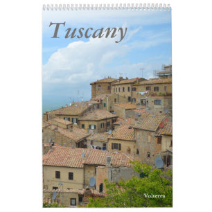 Calendrier photo de 12 mois Toscane, Italie