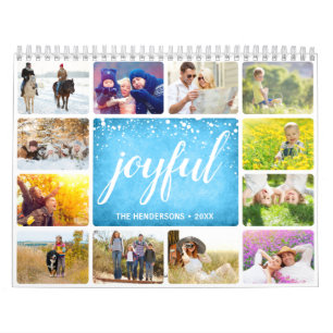 Calendrier Photo de famille joyeux personnalisée