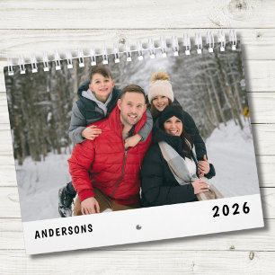 Calendrier Photo de famille moderne