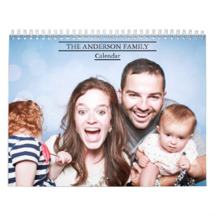 Calendrier Photo de famille moderne 2025