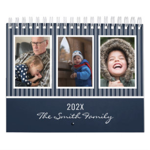 Calendrier Photo de famille moderne simple 2023 personnalisée