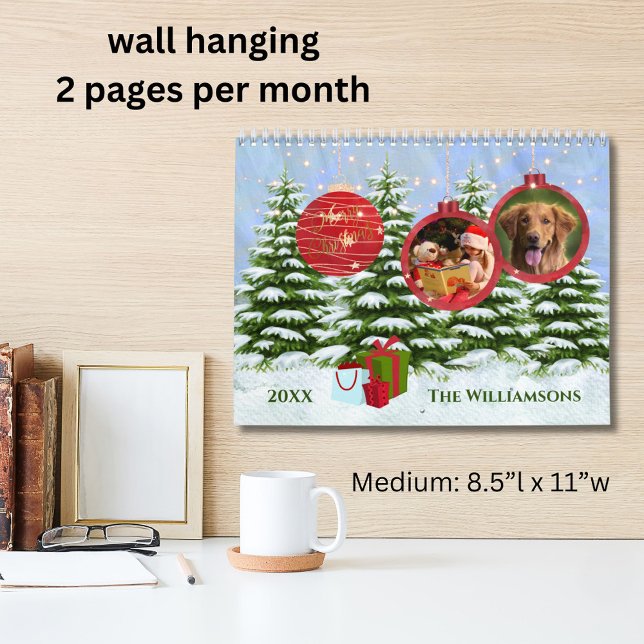 Calendrier Photo de la famille 20XX CIY Mur modifiable (Créateur téléchargé)