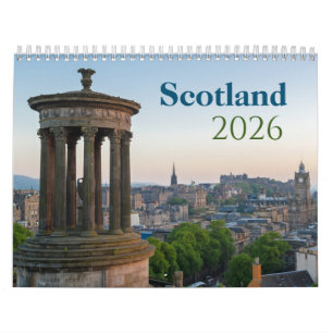 Calendrier photo de l'Écosse 2026