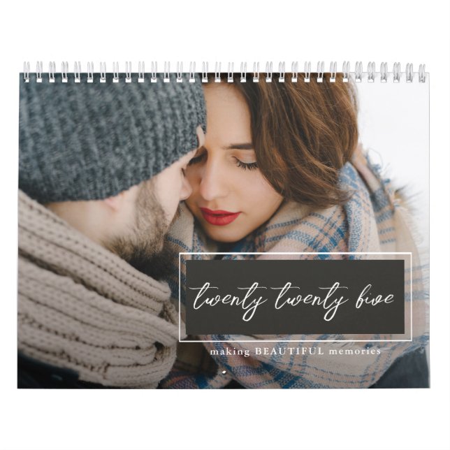 Calendrier photo de vingt-cinq scripts (Protection)