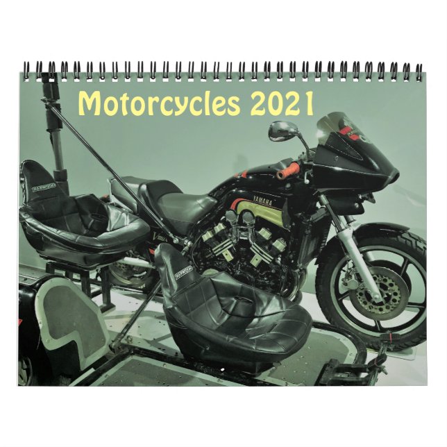 Calendrier photo des motos 2021 (Protection)