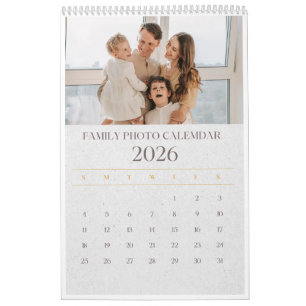 Calendrier photo famille 2026