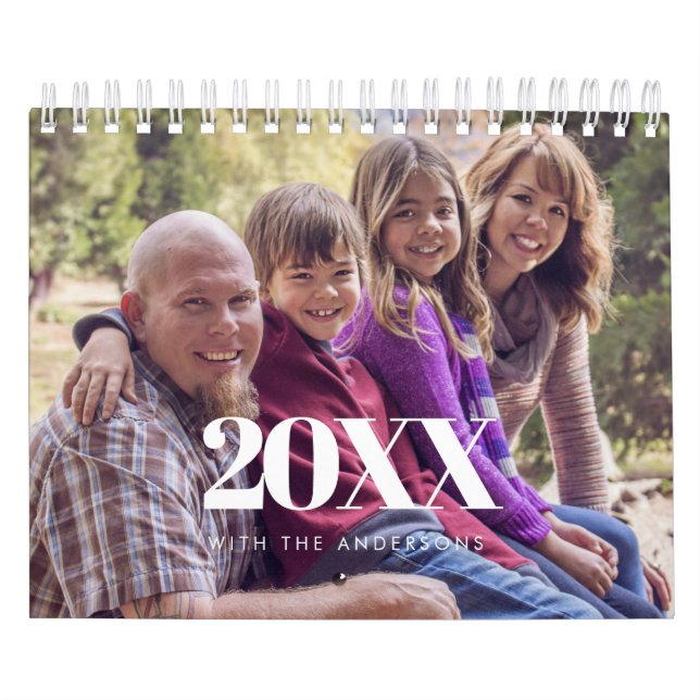 Calendrier photo famille classique 2023 (Protection)