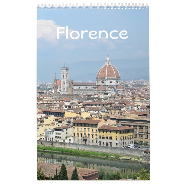Calendrier photo Florence, Italie 12 mois (Protection)