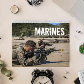 Calendrier photo militaire des Marines