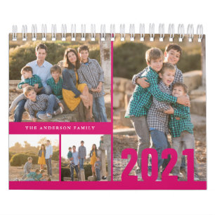 Calendrier photo personnalisé 2021 Créez votre pro