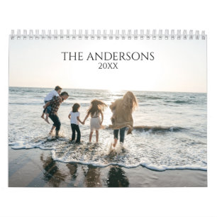 Calendrier photo personnalisé 2025   Texte personn