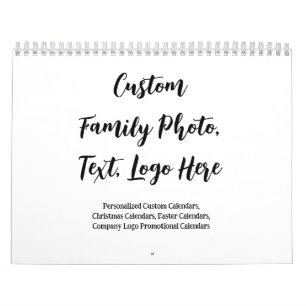 Calendrier photo personnalisé - Cadeau familial pe