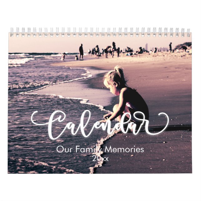 Calendrier photo personnalisé, Calendrier modifiab (Protection)