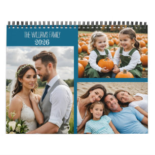 Calendrier photo personnalisé – Photos mensuelles