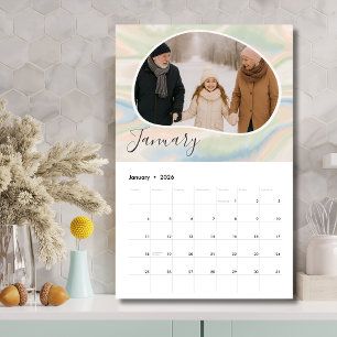 Calendrier photo personnalisé sur 12 mois – Cadeau