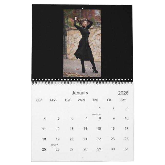 Calendrier Photo personnalisée (Jan 2026)