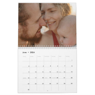 Calendrier Photo Personnalisée 2024 Moderne Créez votre propr