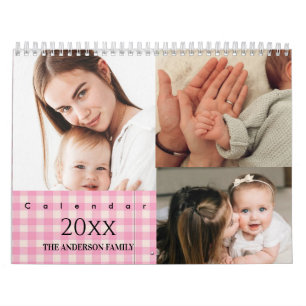 Calendrier Photo Personnalisée 2025 Moderne Créez votre propr