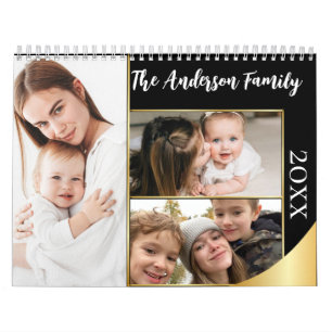 Calendrier Photo Personnalisée 2025 Moderne Créez votre propr