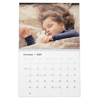 Calendrier Photo Personnalisée 2025 Moderne Créez votre propr