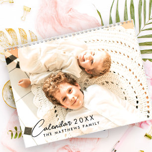 Calendrier Photo Personnalisée 2025 Moderne Créez votre propr