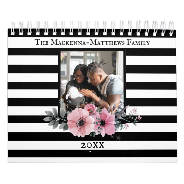 Calendrier Photo Personnalisée Grilles Florales Créez Votre P (Protection)