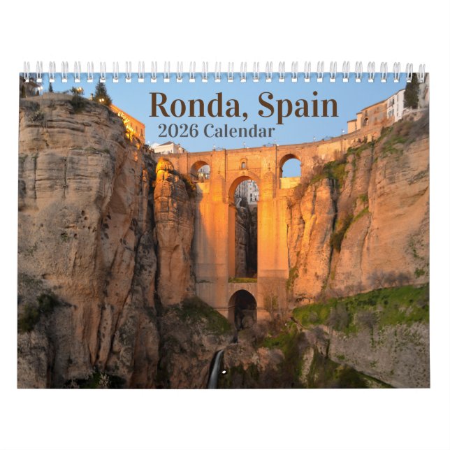 Calendrier photo Ronda, Espagne 2026 (Protection)