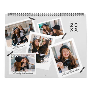 Calendrier Photo Scrapbooking Collage photo moderne tendance