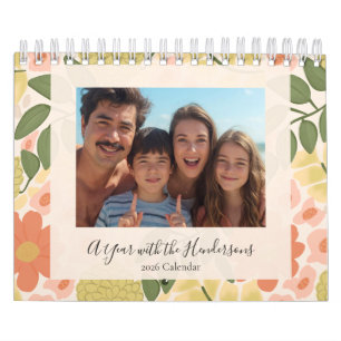 Calendrier photo sur 12 mois – Cadeau de fête