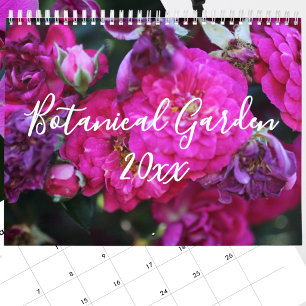 Calendrier Photographie de fleurs de la nature modifiables po