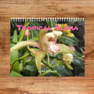 Calendrier Photographie de la flore tropicale