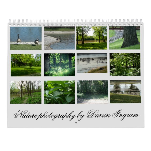 Calendrier Photographie de la nature (Dos)