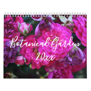 Calendrier Photographie de la nature de fleurs modifiables to