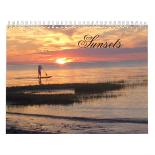 Calendrier Photographie de magnifiques couchers de soleil