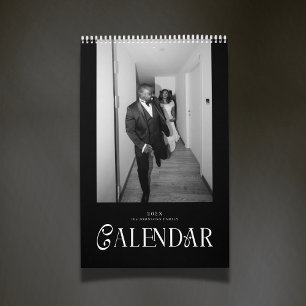 Calendrier Photographie de mariage de jeunes mariés personnal