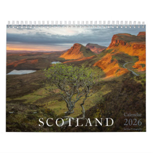 Calendrier Photographie de paysage 2026 Écosse et Skye