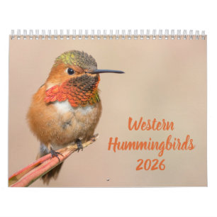 Calendrier Photographie des colibris occidentaux 2023