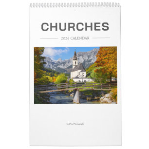 Calendrier Photographie des églises 2026
