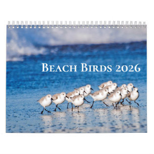 Calendrier Photographie des oiseaux de plage 2025